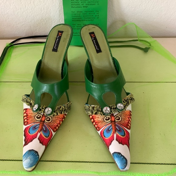 M by Morenatom butterfly mules barely worn Y2K fashion! - Picture 2 of 6